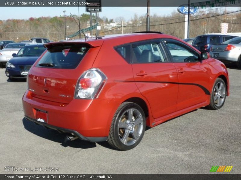 Red Hot Metallic / Ebony 2009 Pontiac Vibe GT