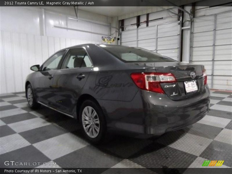 Magnetic Gray Metallic / Ash 2012 Toyota Camry LE