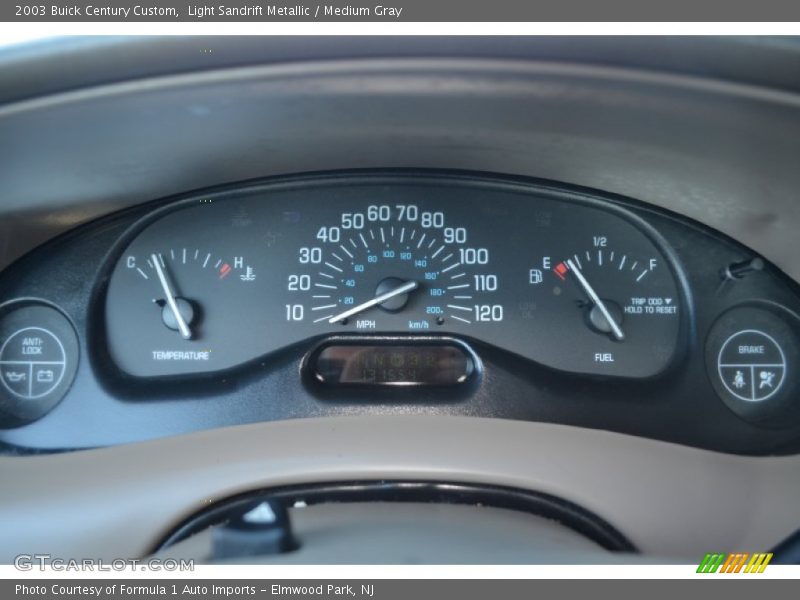 Light Sandrift Metallic / Medium Gray 2003 Buick Century Custom