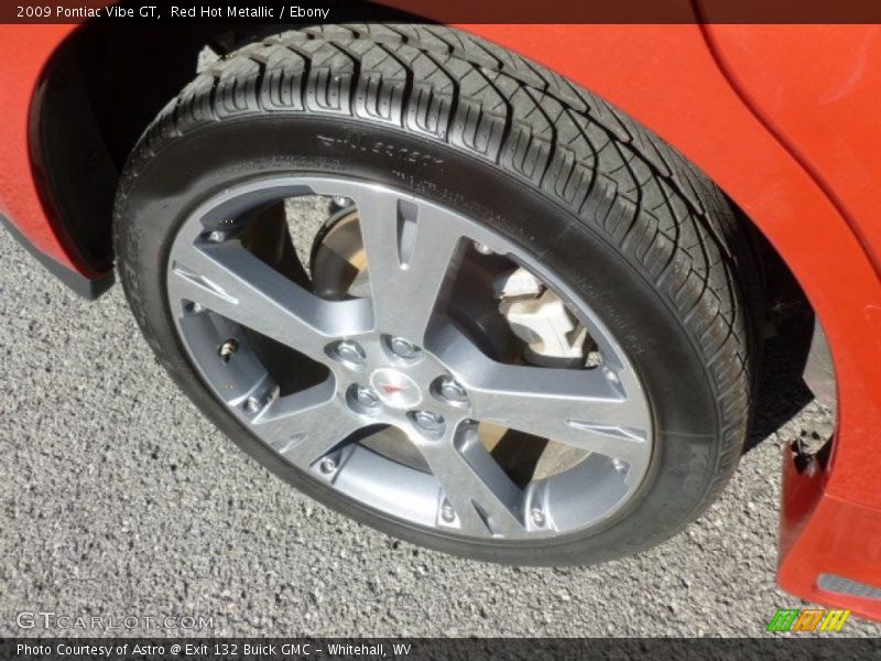 Red Hot Metallic / Ebony 2009 Pontiac Vibe GT
