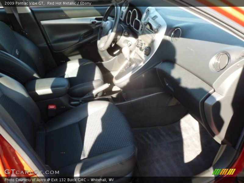 Red Hot Metallic / Ebony 2009 Pontiac Vibe GT