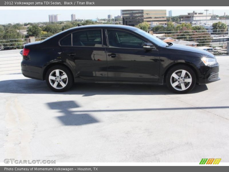 Black / Titan Black 2012 Volkswagen Jetta TDI Sedan