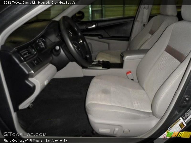 Magnetic Gray Metallic / Ash 2012 Toyota Camry LE