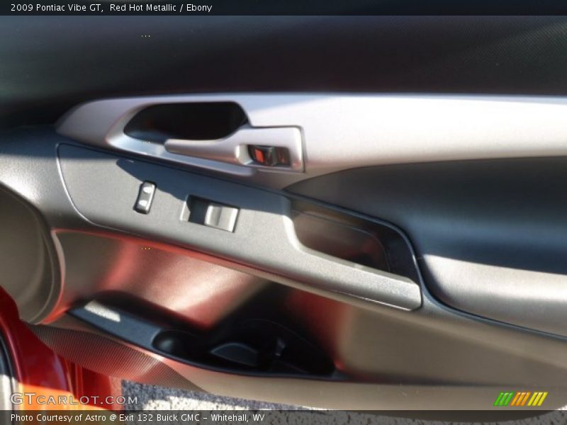 Red Hot Metallic / Ebony 2009 Pontiac Vibe GT