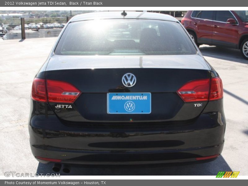 Black / Titan Black 2012 Volkswagen Jetta TDI Sedan