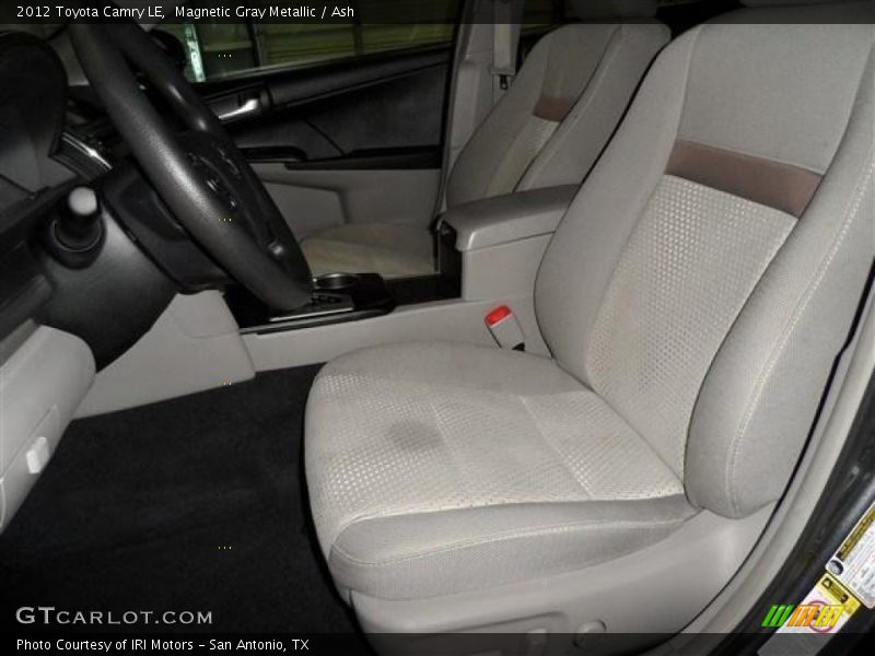 Magnetic Gray Metallic / Ash 2012 Toyota Camry LE