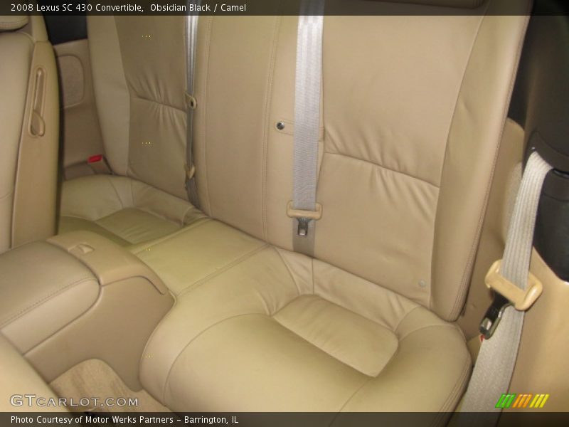 Rear Seat of 2008 SC 430 Convertible