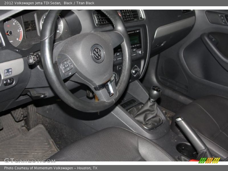 Black / Titan Black 2012 Volkswagen Jetta TDI Sedan