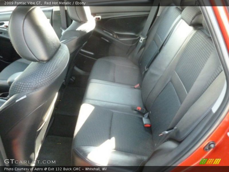 Red Hot Metallic / Ebony 2009 Pontiac Vibe GT