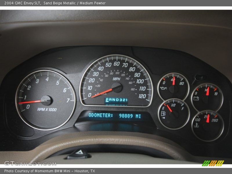 Sand Beige Metallic / Medium Pewter 2004 GMC Envoy SLT