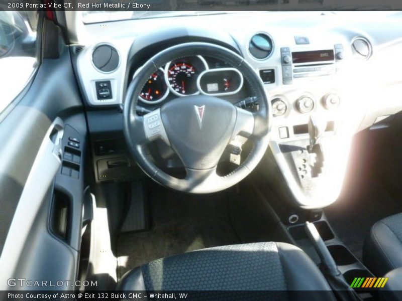 Red Hot Metallic / Ebony 2009 Pontiac Vibe GT