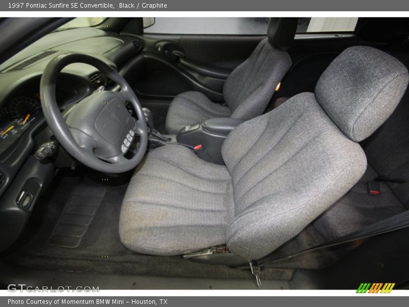 Front Seat of 1997 Sunfire SE Convertible