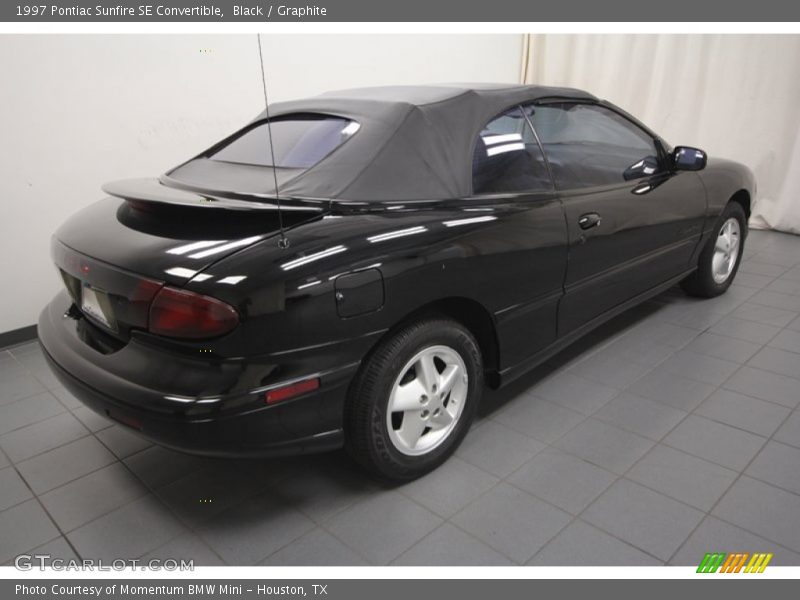 Black / Graphite 1997 Pontiac Sunfire SE Convertible