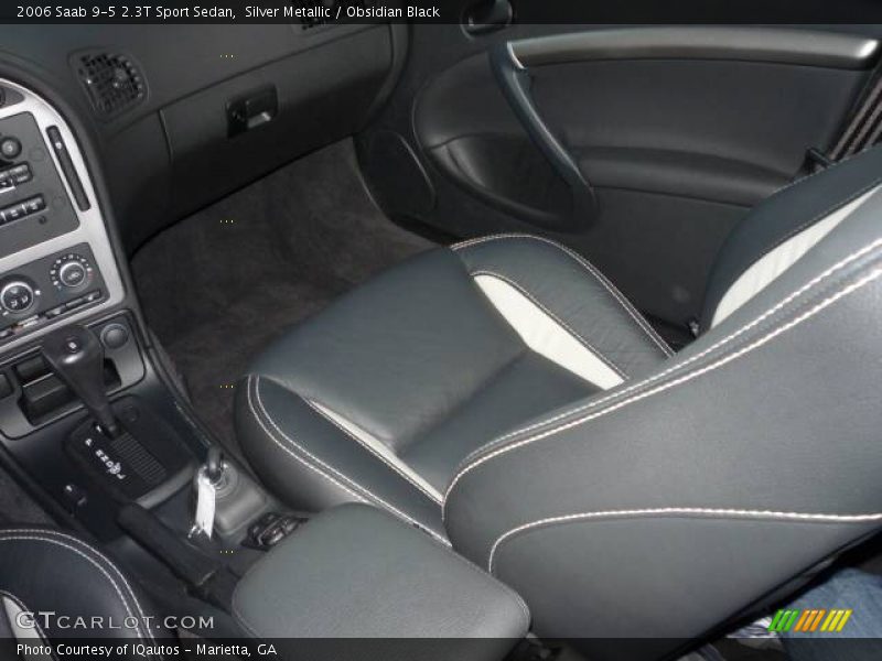 Silver Metallic / Obsidian Black 2006 Saab 9-5 2.3T Sport Sedan