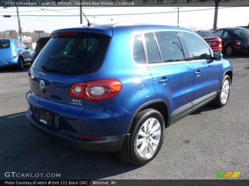 Sapphire Blue Metallic / Charcoal 2009 Volkswagen Tiguan SE 4Motion