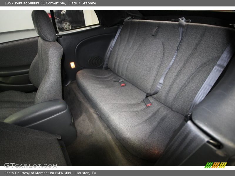 Rear Seat of 1997 Sunfire SE Convertible