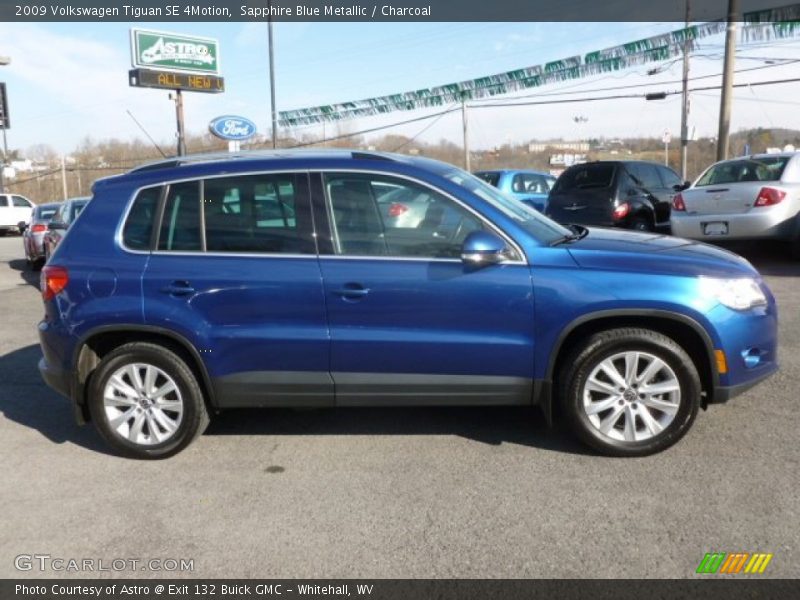 Sapphire Blue Metallic / Charcoal 2009 Volkswagen Tiguan SE 4Motion