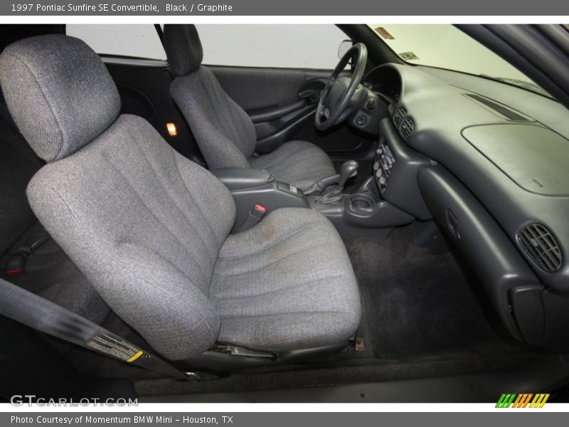 Front Seat of 1997 Sunfire SE Convertible