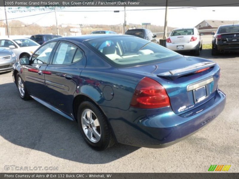 Blue Green Crystal / Parchment/Dark Pewter 2005 Pontiac Grand Prix Sedan