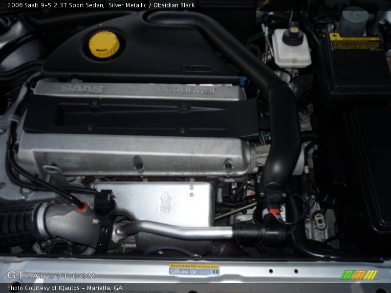 Silver Metallic / Obsidian Black 2006 Saab 9-5 2.3T Sport Sedan