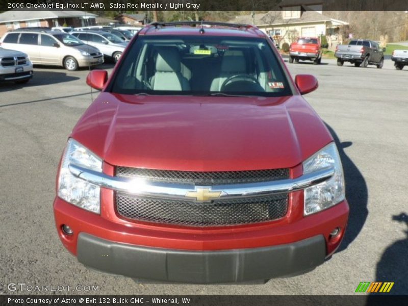 Salsa Red Metallic / Light Gray 2006 Chevrolet Equinox LT AWD
