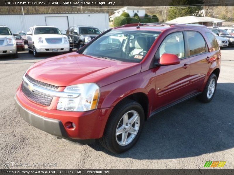 Salsa Red Metallic / Light Gray 2006 Chevrolet Equinox LT AWD