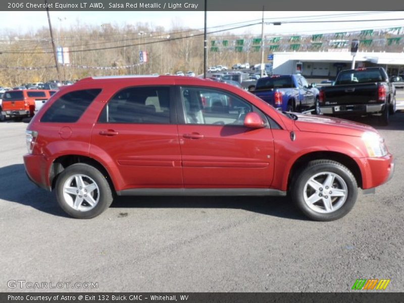 Salsa Red Metallic / Light Gray 2006 Chevrolet Equinox LT AWD