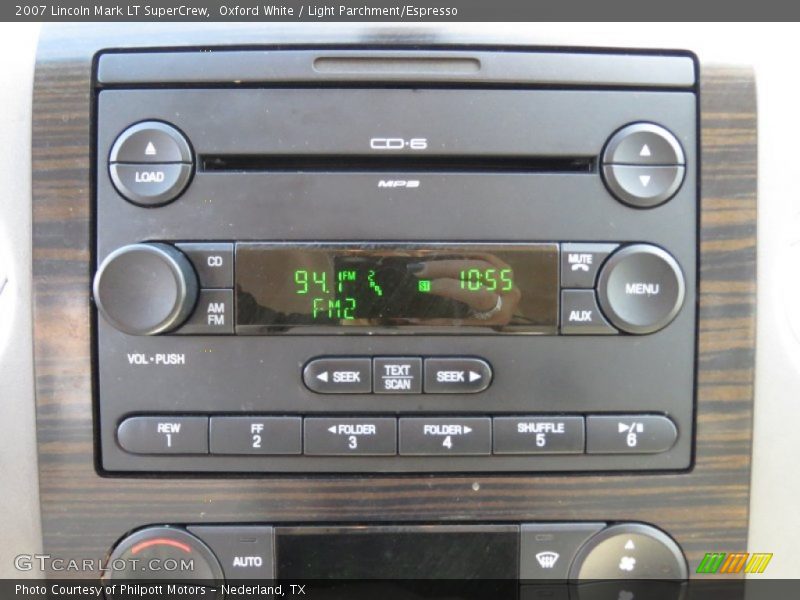 Audio System of 2007 Mark LT SuperCrew