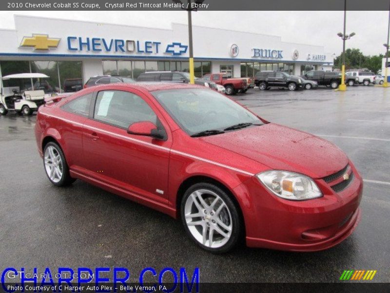Crystal Red Tintcoat Metallic / Ebony 2010 Chevrolet Cobalt SS Coupe