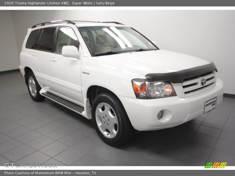 Super White / Ivory Beige 2006 Toyota Highlander Limited 4WD