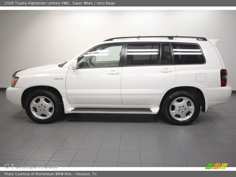 Super White / Ivory Beige 2006 Toyota Highlander Limited 4WD