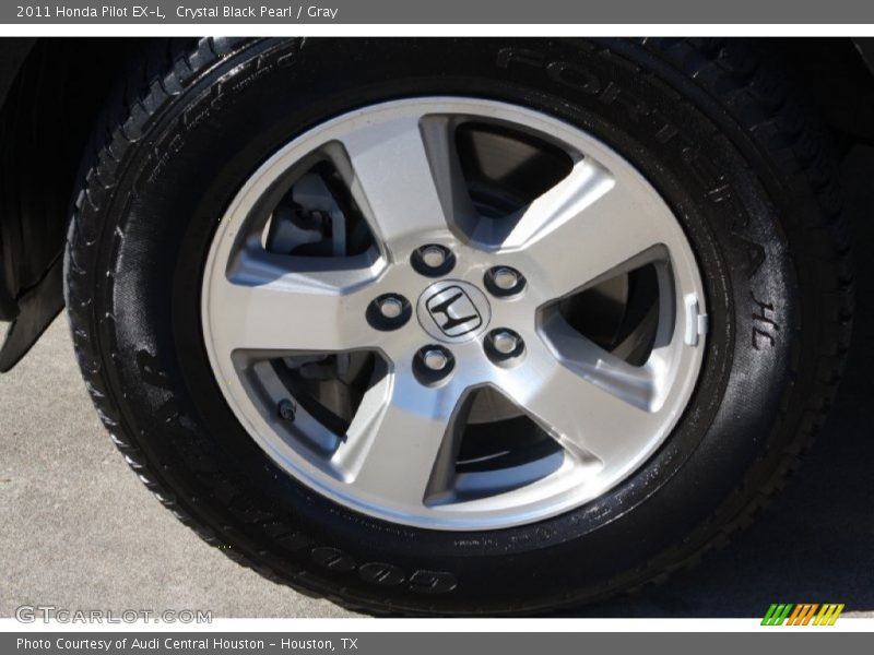 Crystal Black Pearl / Gray 2011 Honda Pilot EX-L
