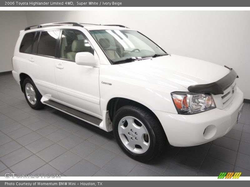 Super White / Ivory Beige 2006 Toyota Highlander Limited 4WD