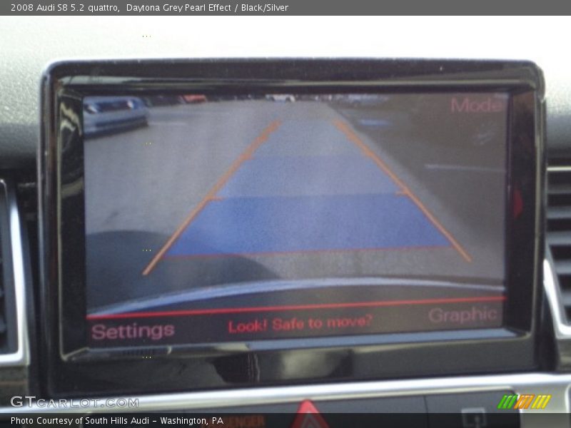 Daytona Grey Pearl Effect / Black/Silver 2008 Audi S8 5.2 quattro