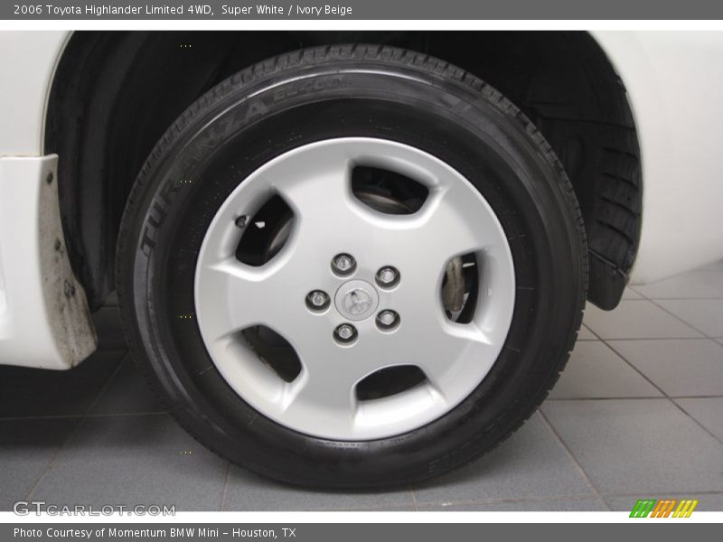 Super White / Ivory Beige 2006 Toyota Highlander Limited 4WD