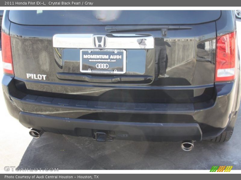 Crystal Black Pearl / Gray 2011 Honda Pilot EX-L