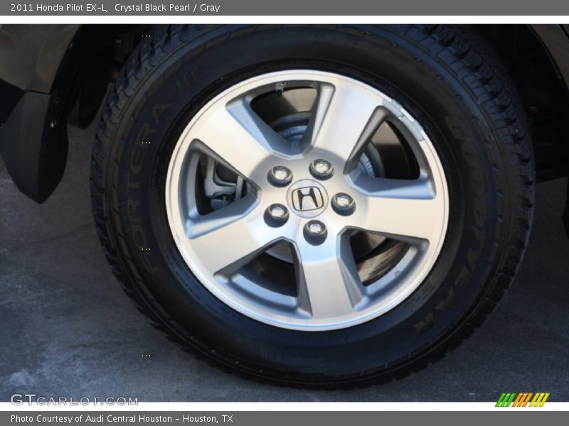 Crystal Black Pearl / Gray 2011 Honda Pilot EX-L