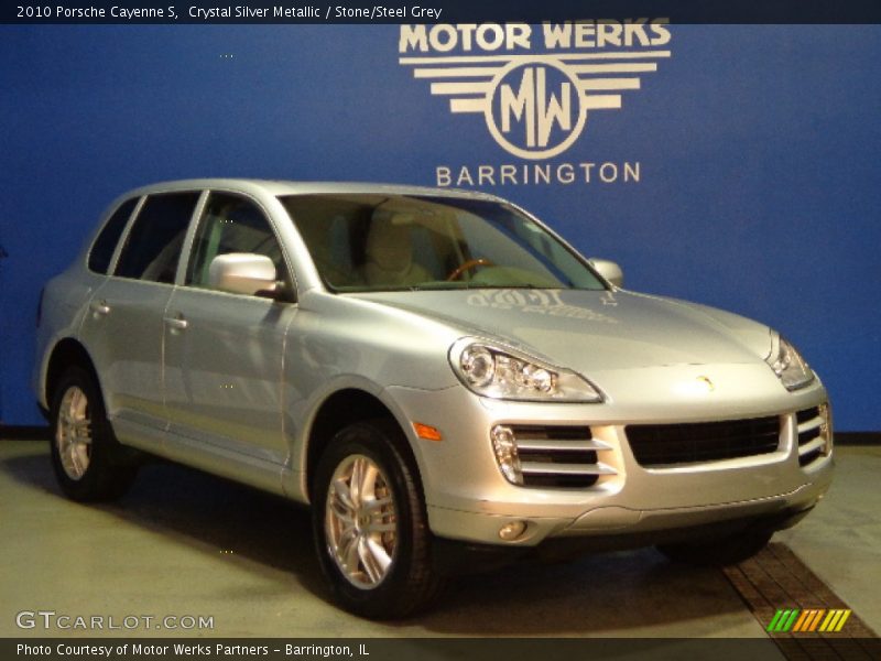 Crystal Silver Metallic / Stone/Steel Grey 2010 Porsche Cayenne S
