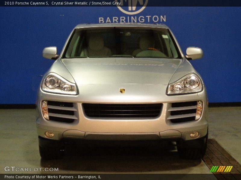 Crystal Silver Metallic / Stone/Steel Grey 2010 Porsche Cayenne S