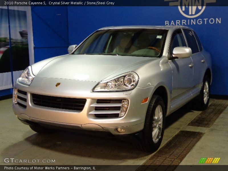 Crystal Silver Metallic / Stone/Steel Grey 2010 Porsche Cayenne S