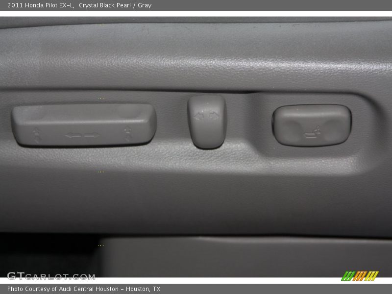 Crystal Black Pearl / Gray 2011 Honda Pilot EX-L