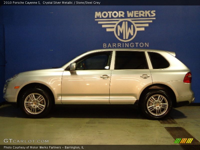 Crystal Silver Metallic / Stone/Steel Grey 2010 Porsche Cayenne S