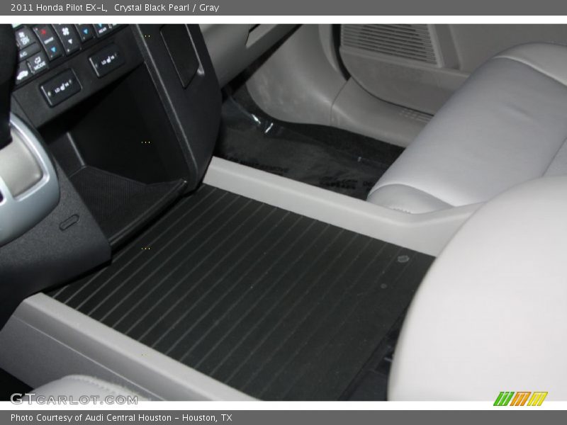Crystal Black Pearl / Gray 2011 Honda Pilot EX-L