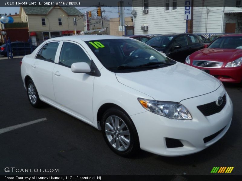 Super White / Bisque 2010 Toyota Corolla