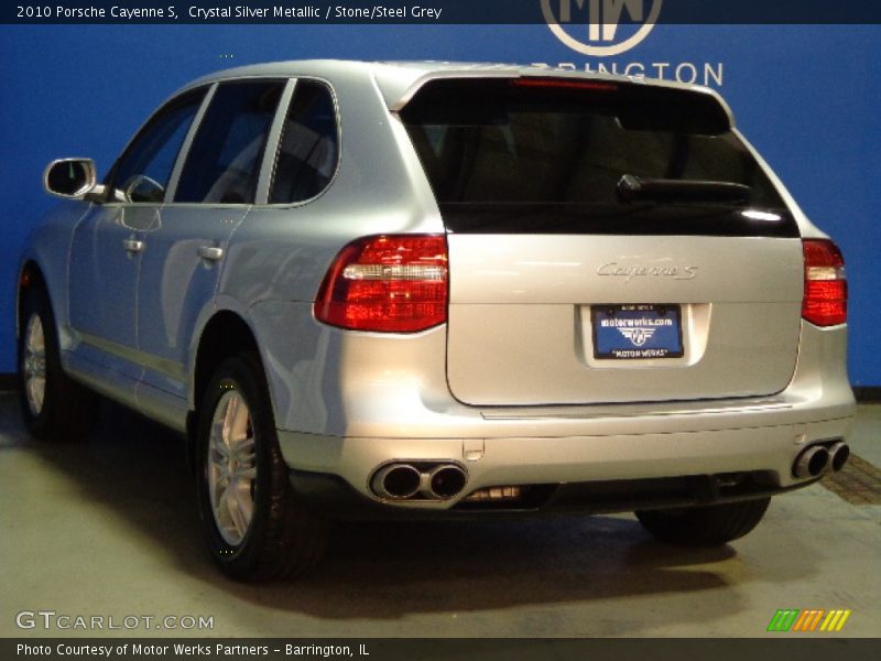 Crystal Silver Metallic / Stone/Steel Grey 2010 Porsche Cayenne S
