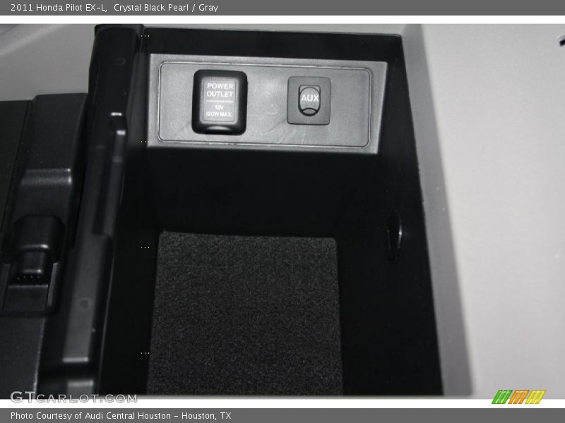 Crystal Black Pearl / Gray 2011 Honda Pilot EX-L