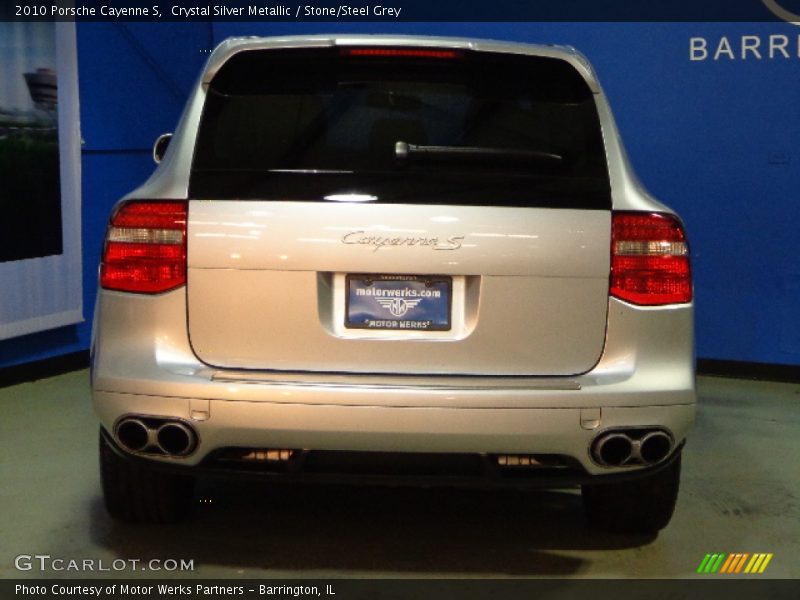 Crystal Silver Metallic / Stone/Steel Grey 2010 Porsche Cayenne S