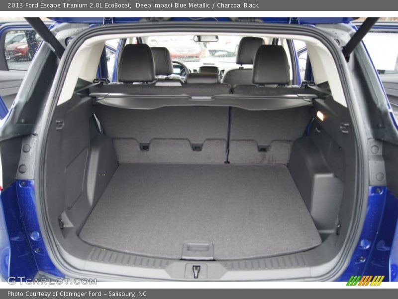 Deep Impact Blue Metallic / Charcoal Black 2013 Ford Escape Titanium 2.0L EcoBoost