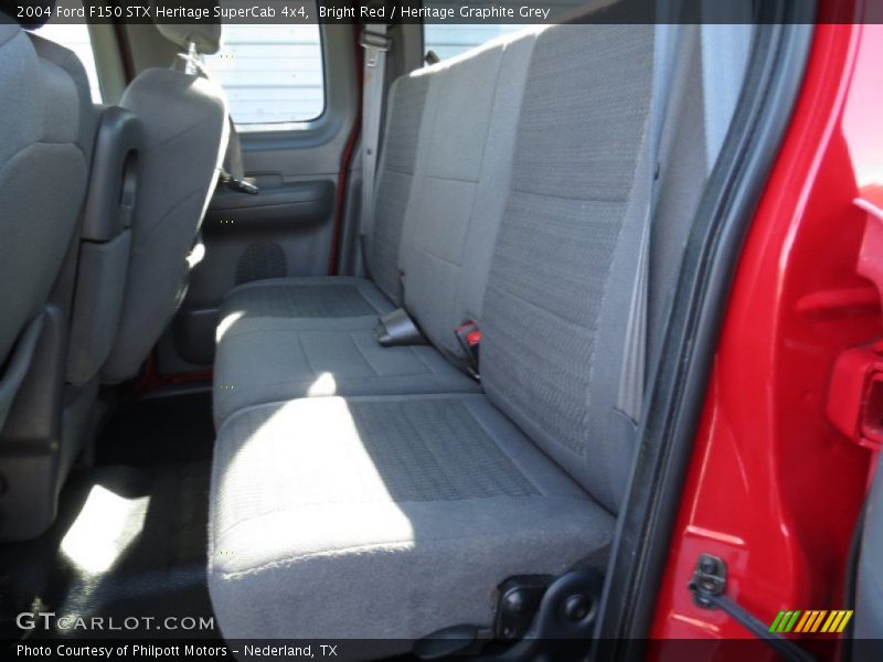 Bright Red / Heritage Graphite Grey 2004 Ford F150 STX Heritage SuperCab 4x4