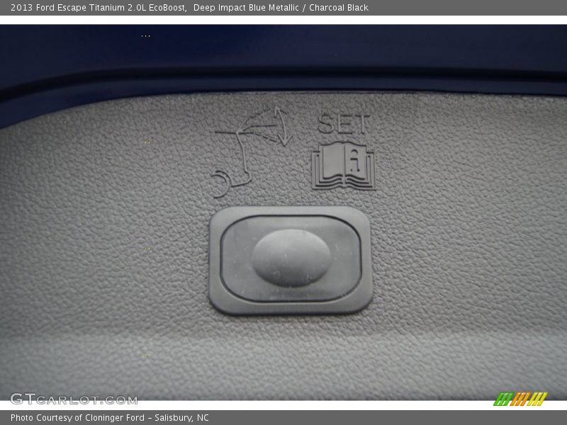 Deep Impact Blue Metallic / Charcoal Black 2013 Ford Escape Titanium 2.0L EcoBoost